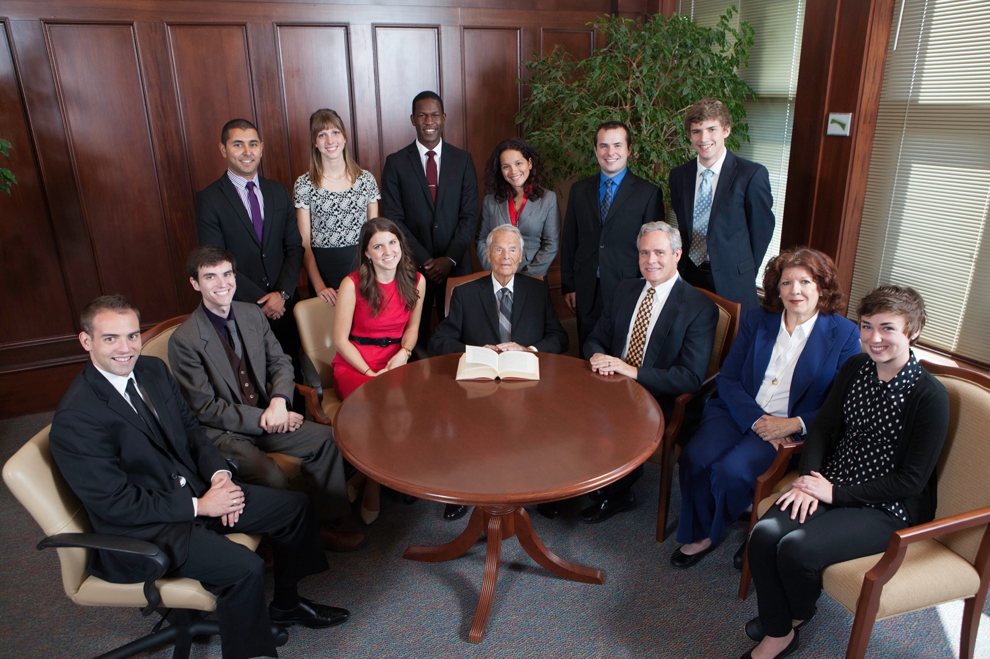Ralph with Hauenstein Center Staff and Cook Leadership Academy Students